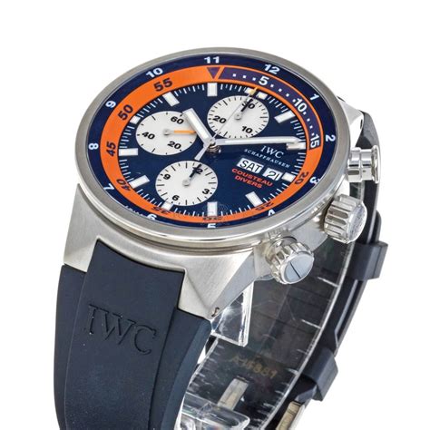 iwc cousteau diver aquatimer|jacques cousteau dive watch.